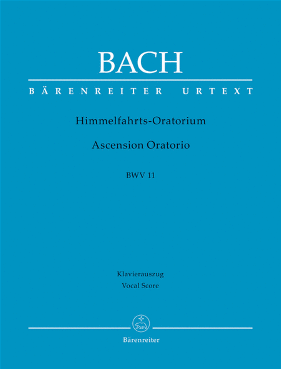 Ascension Oratorio BWV 11 4-Part scores gallery preview page 1