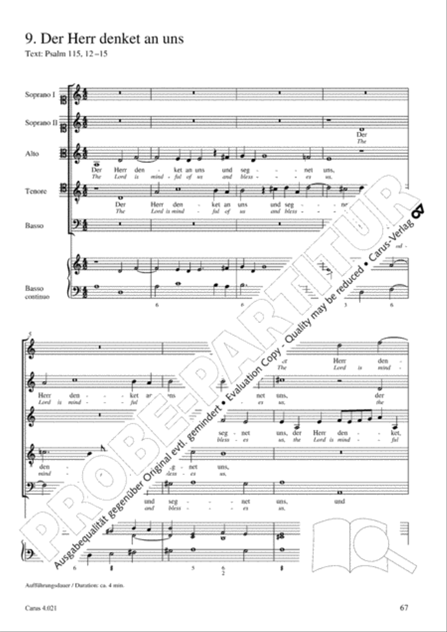 Schein: Israelsbrunnlein. Fontana d'Israel. Complete edition Choir scores gallery preview page 74