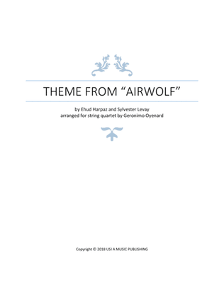 Book cover for Airwolf Theme