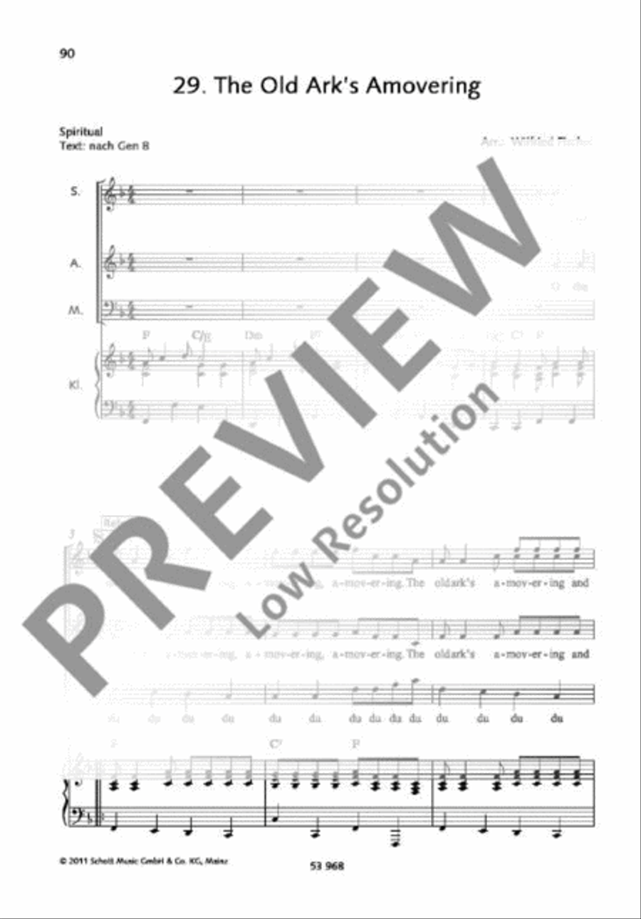 The Old Ark's Amovering 3-Part scores gallery preview page 2