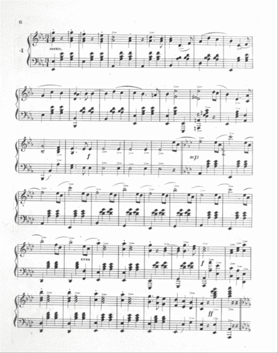 Commercial Traveler's Waltzes Piano Solo scores gallery preview page 6