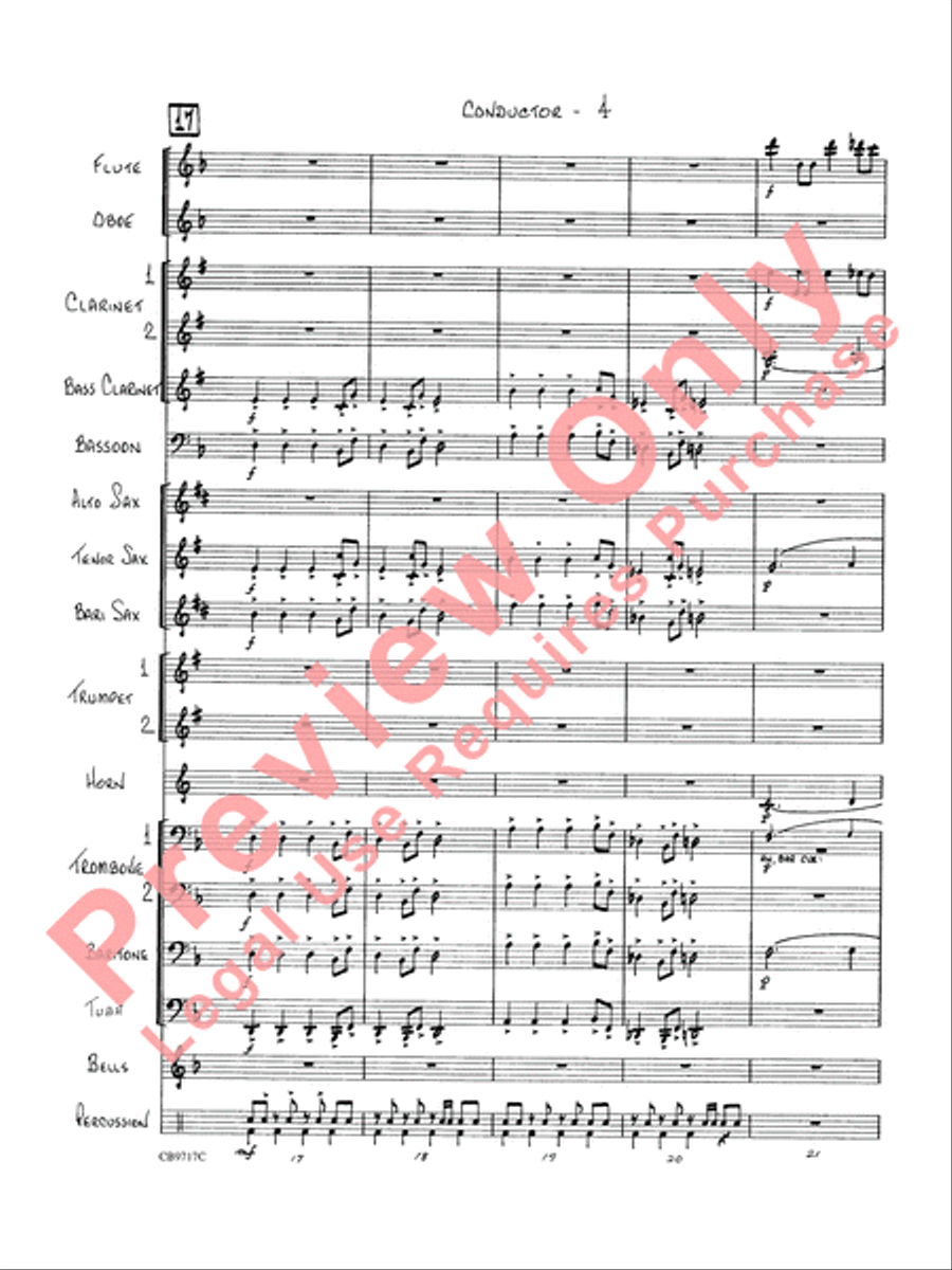 The Empire Strikes Back Medley Concert Band scores gallery preview page 7