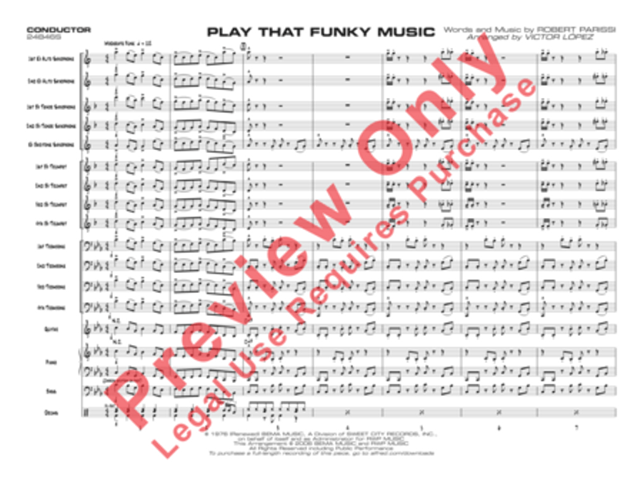 Play That Funky Music Jazz Ensemble scores gallery preview page 4