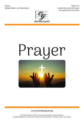 Book cover for Prayer - Unison/two-part