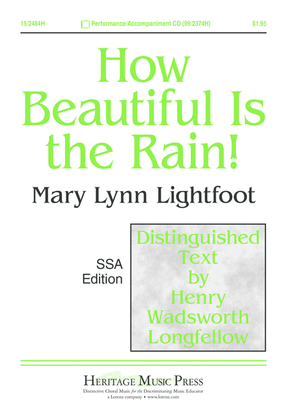 Book cover for How Beautiful Is the Rain!