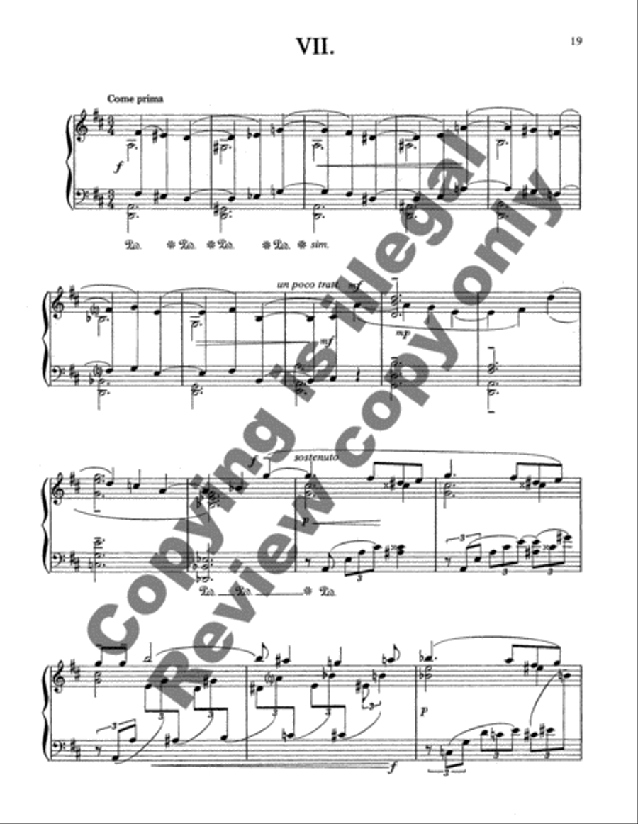 Suite for Piano Piano Solo scores gallery preview page 11