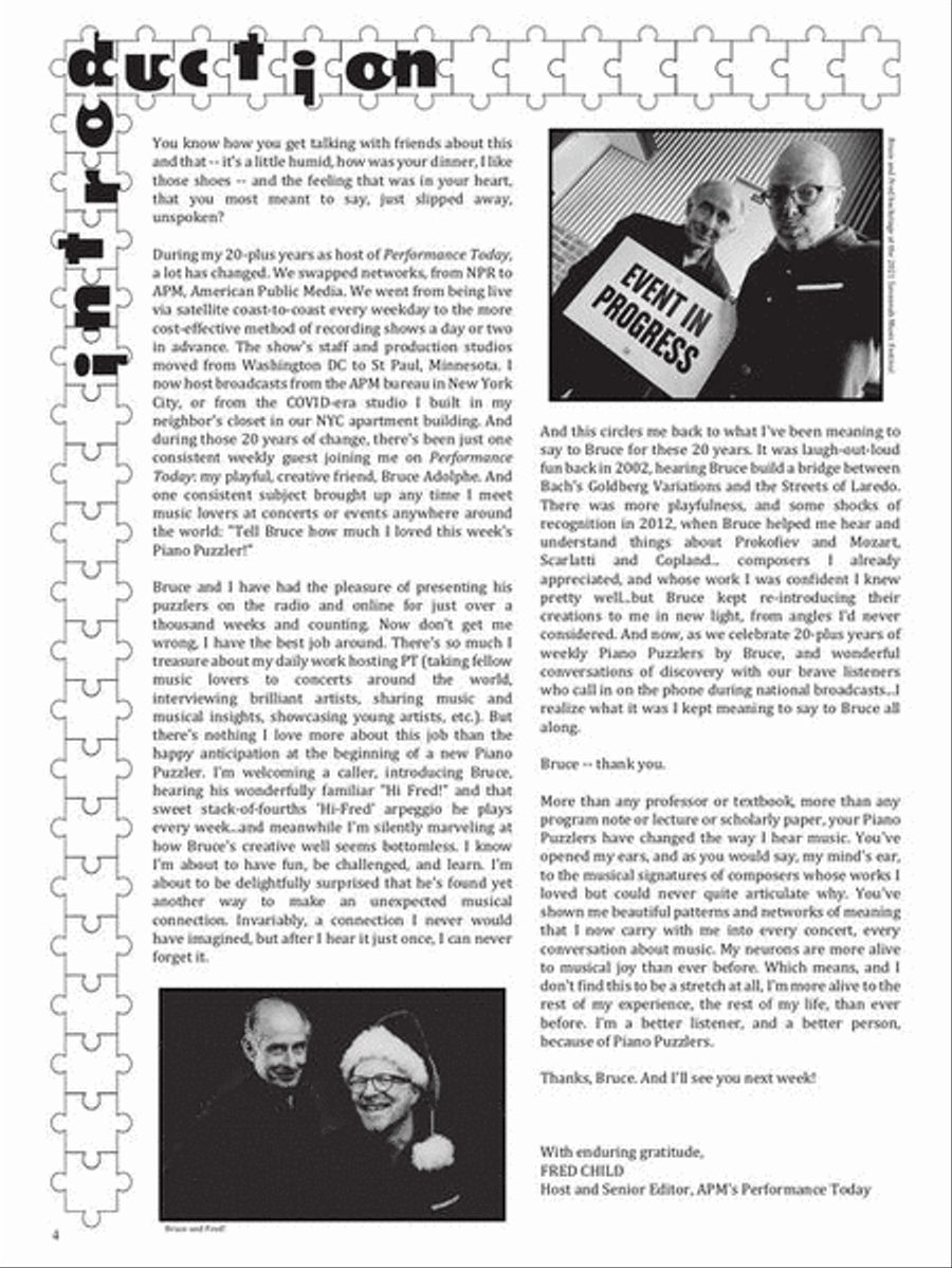 Bruce Adolphe's Piano Puzzlers – 20th Anniversary Edition Piano Solo scores gallery preview page 5
