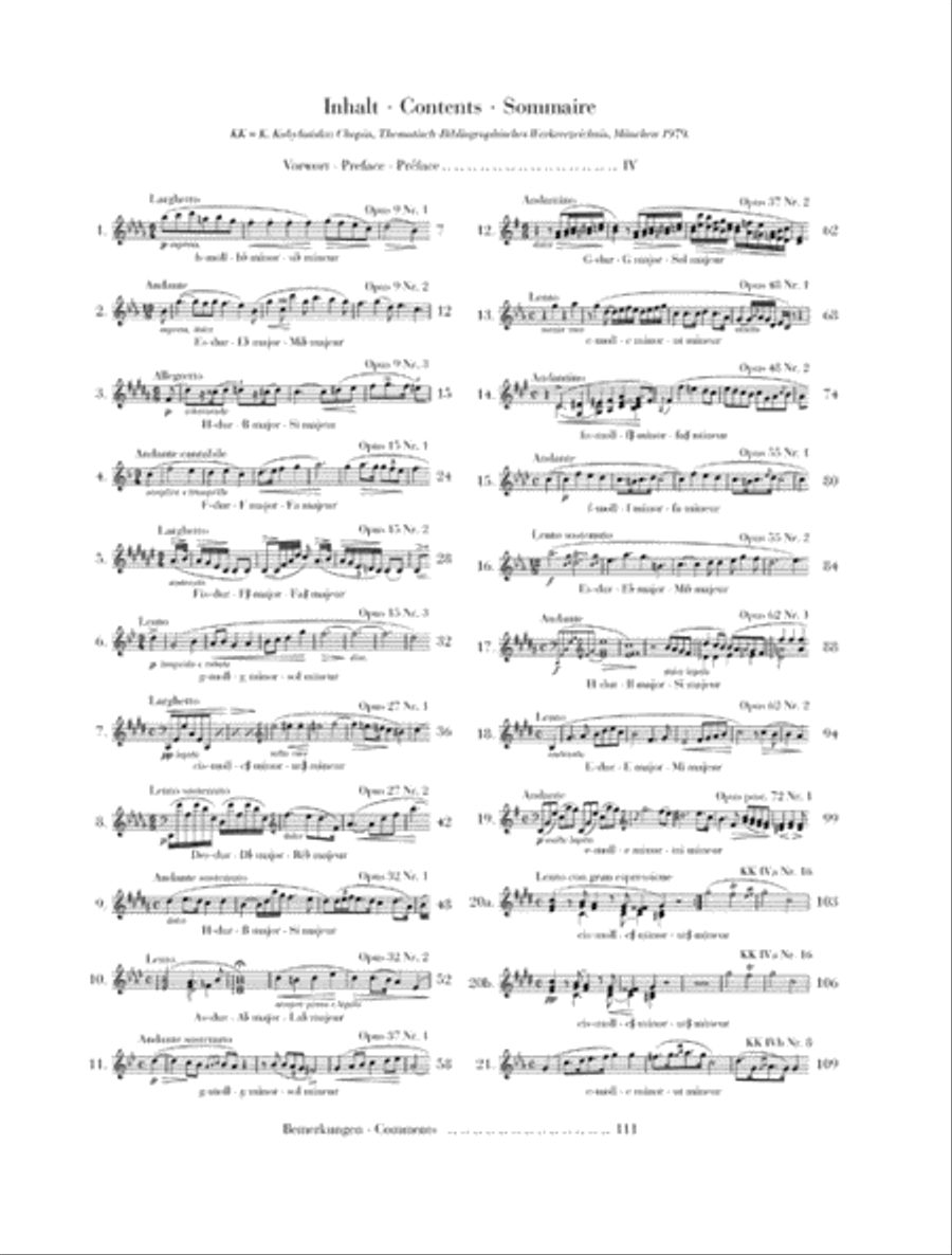 Nocturnes Piano Solo scores gallery preview page 2