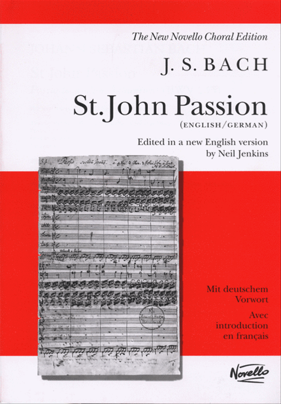 St. John Passion 4-Part scores gallery preview page 1