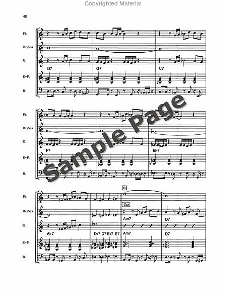 Keyboard On Stage Piano/cassette Piano scores gallery preview page 41
