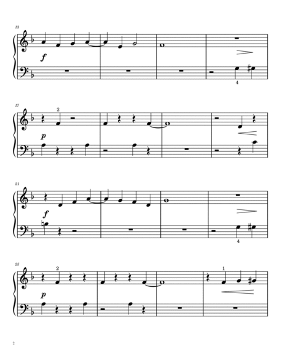 The Entertainer [Easy Piano] Easy Piano scores gallery preview page 2