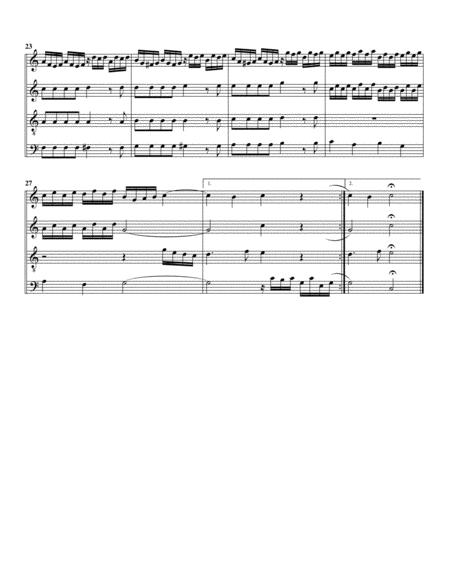 8 short preludes and fugues, BWV 553-560 (arrangement for 4 recorders)