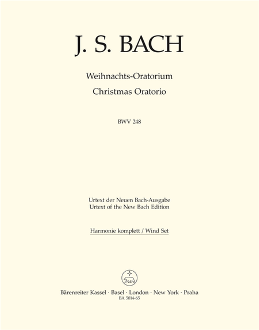 Christmas Oratorio, BWV 248 English Horn scores gallery preview page 1