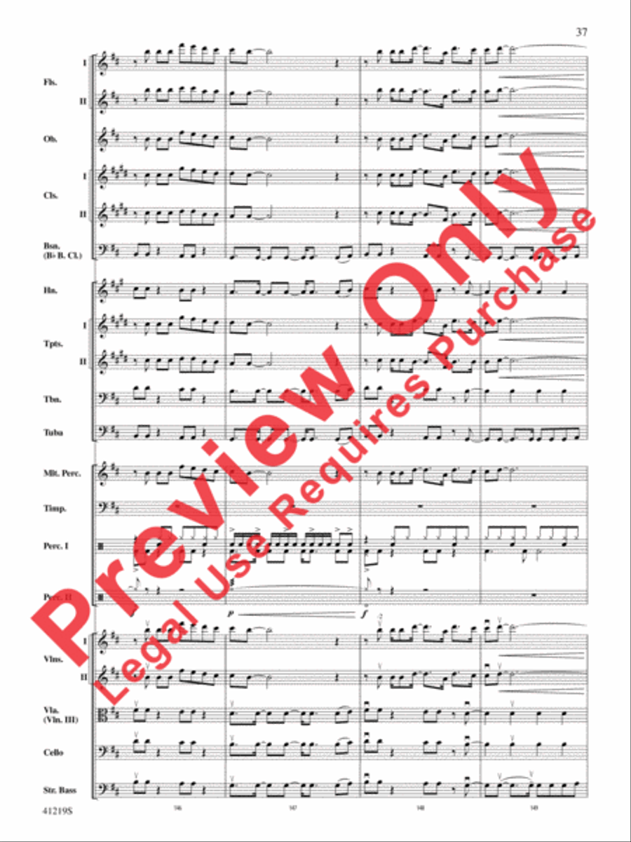 Led Zeppelin Reunion Full Orchestra scores gallery preview page 38