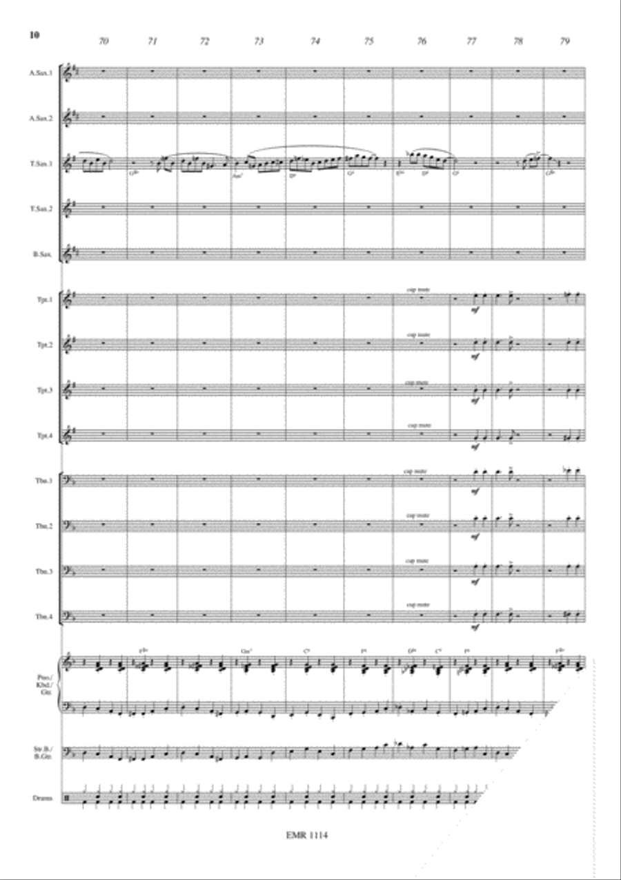 Roller Coaster Roller Coaster Big Band scores gallery preview page 11