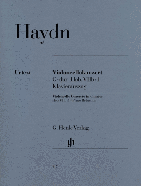 Haydn - Concerto C Maj Hob 7B No 1 Cello/Piano