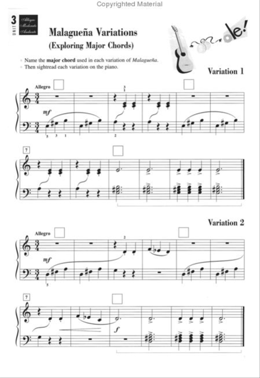Accelerated Piano Adventures for the Older Beginner Piano Method scores gallery preview page 3