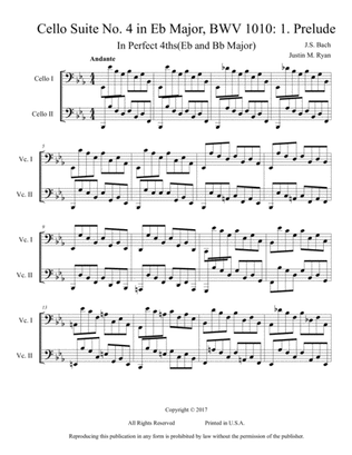 Cello Suite No. 4, BWV 1010: I. Prelude