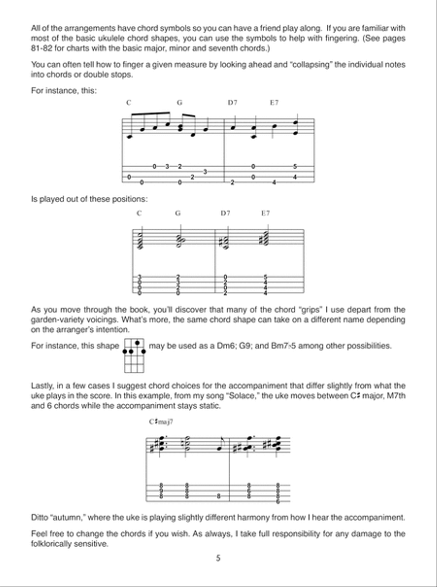 Favorite Fingerstyle Solos for Ukulele image number null