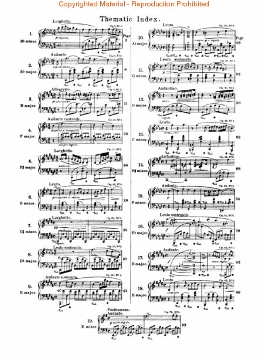 Nocturnes Piano Solo scores gallery preview page 2