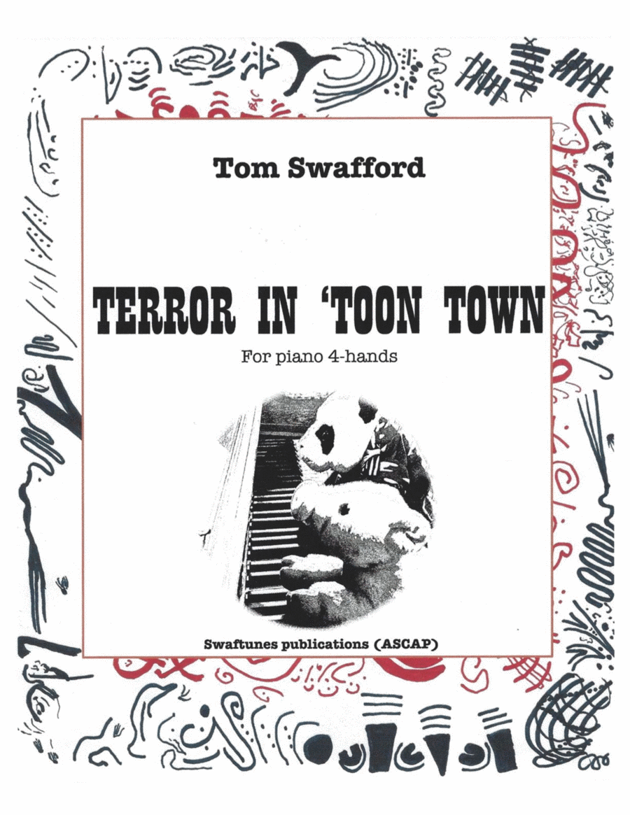 Terror in 'toon Town for piano 4-hands Piano Duet scores gallery preview page 1