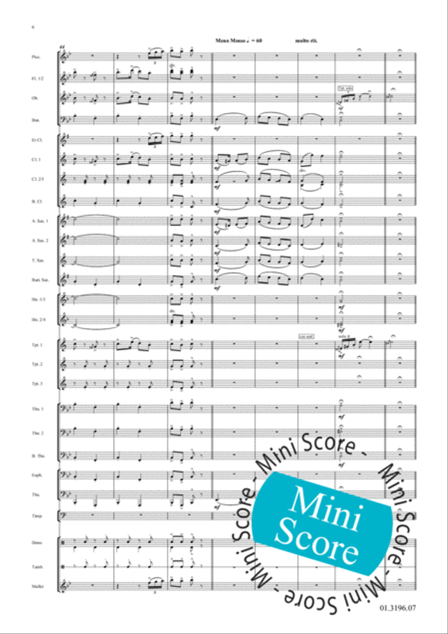 Three Russian Folk Songs Concert Band scores gallery preview page 10