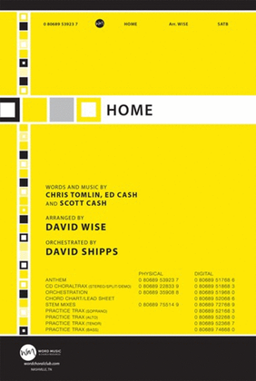 Book cover for Home - CD ChoralTrax