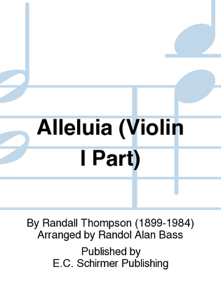 Alleluia (Violin I Part)
