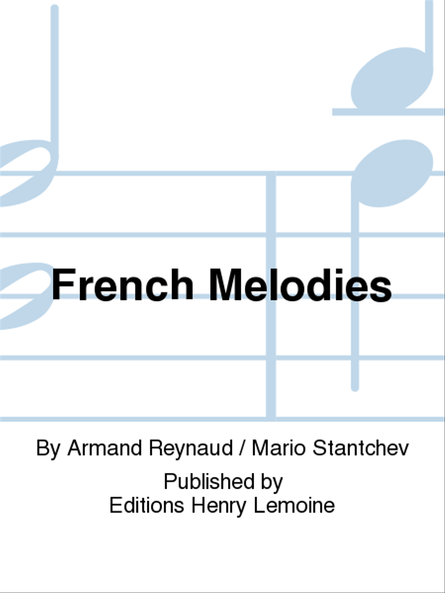 French Melodies CD scores gallery preview page 1