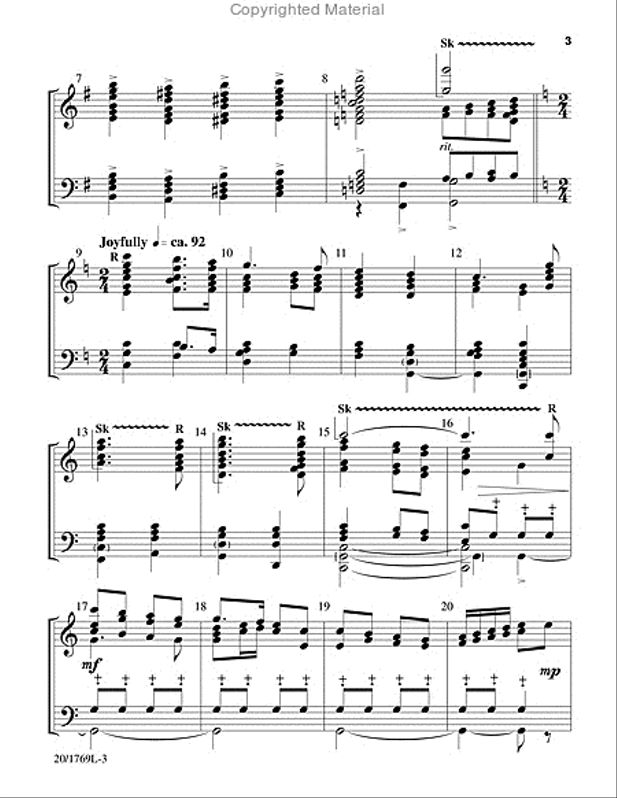 Christ Is Born in Bethlehem 5-Octaves scores gallery preview page 3