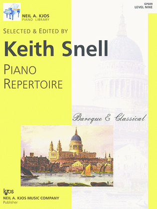 Book cover for Piano Repertoire: Baroque/Classical Level 9