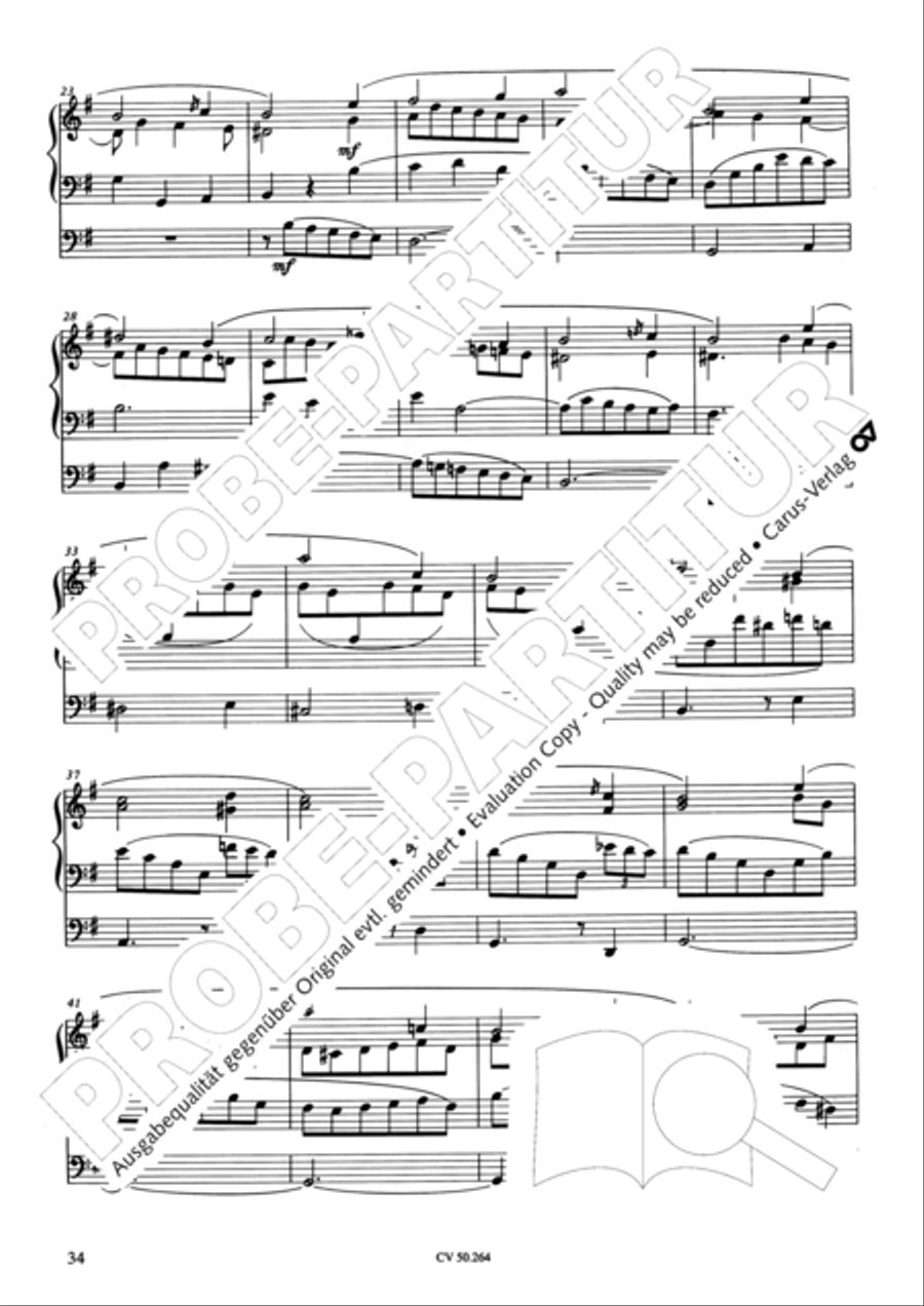 Free organ music for the Worship Service Organ Solo scores gallery preview page 35