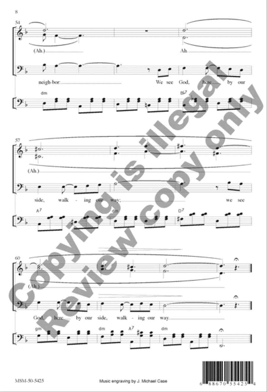 When the Poor Ones 4-Part scores gallery preview page 8