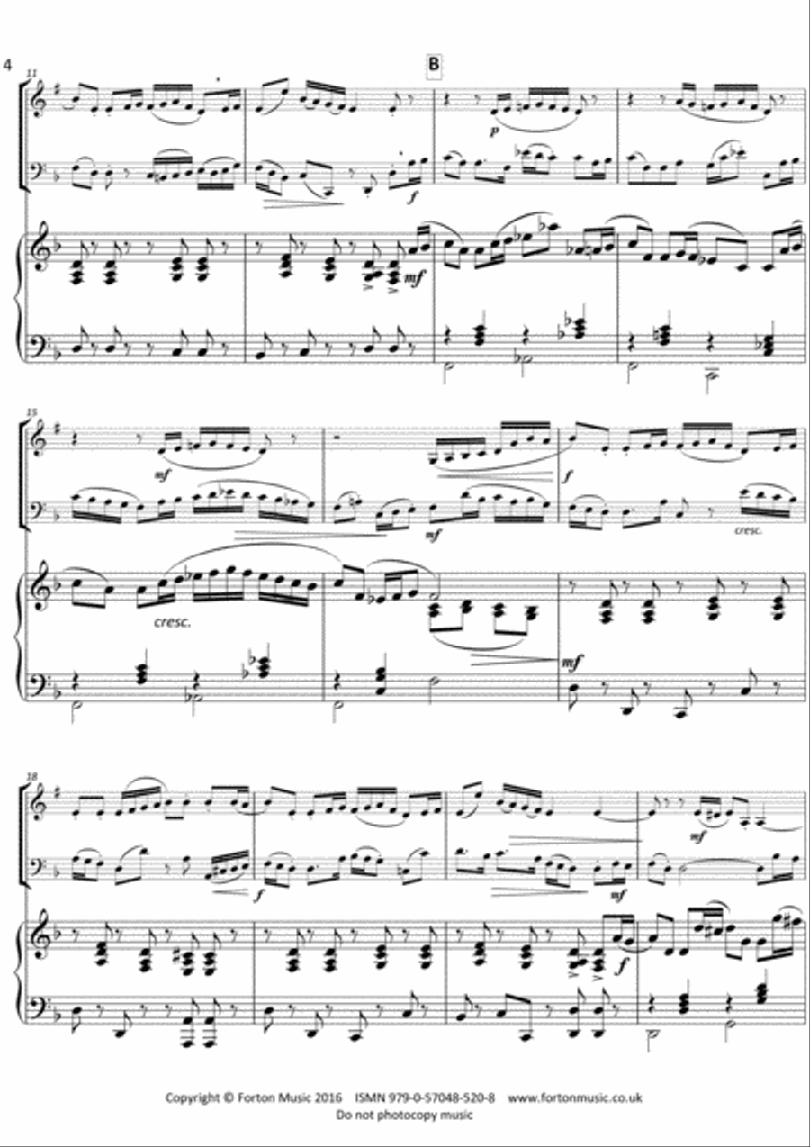 Cameos Bassoon scores gallery preview page 4