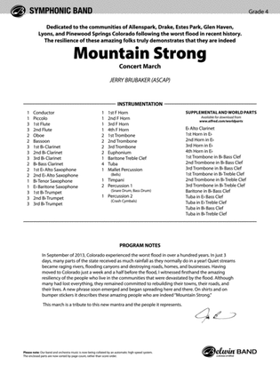 Mountain Strong: Score
