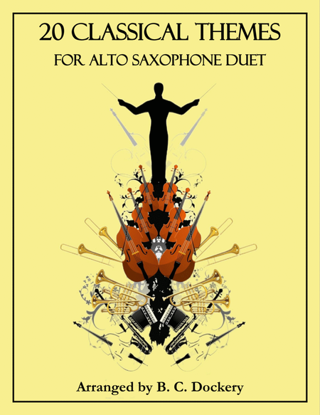 20 Classical Themes for Alto Saxophone Duet image number null