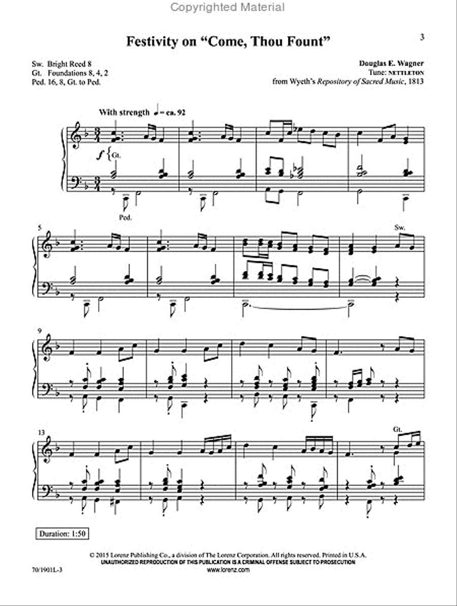 Two Minutes or Less, Volume 2 Organ Solo scores gallery preview page 2