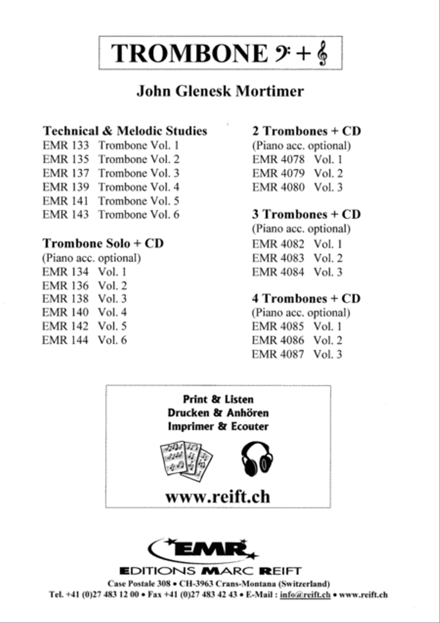 Technical & Melodic Studies Vol. 3 Trombone scores gallery preview page 2