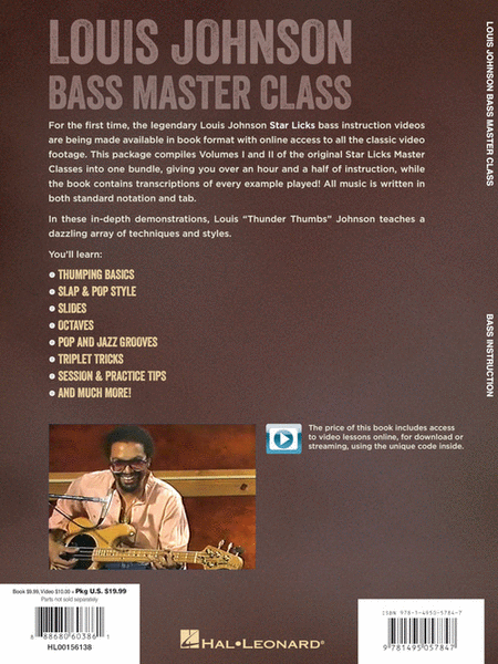 Louis Johnson - Bass Master Class