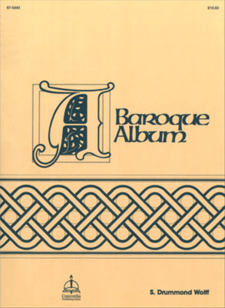A Baroque Album Organ scores gallery preview page 1