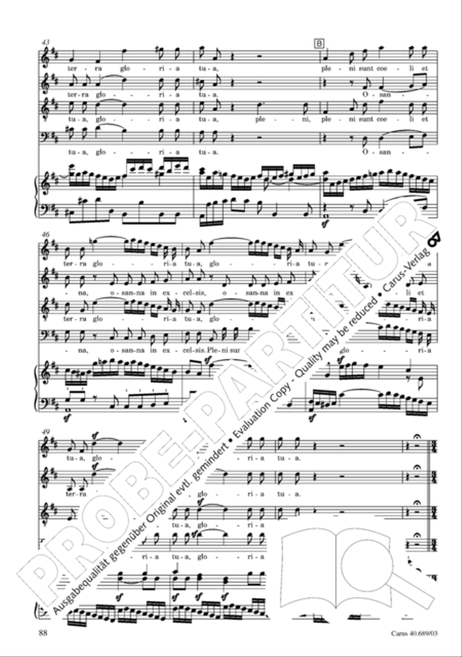 Missa solemnis Missa solemnis 4-Part scores gallery preview page 89