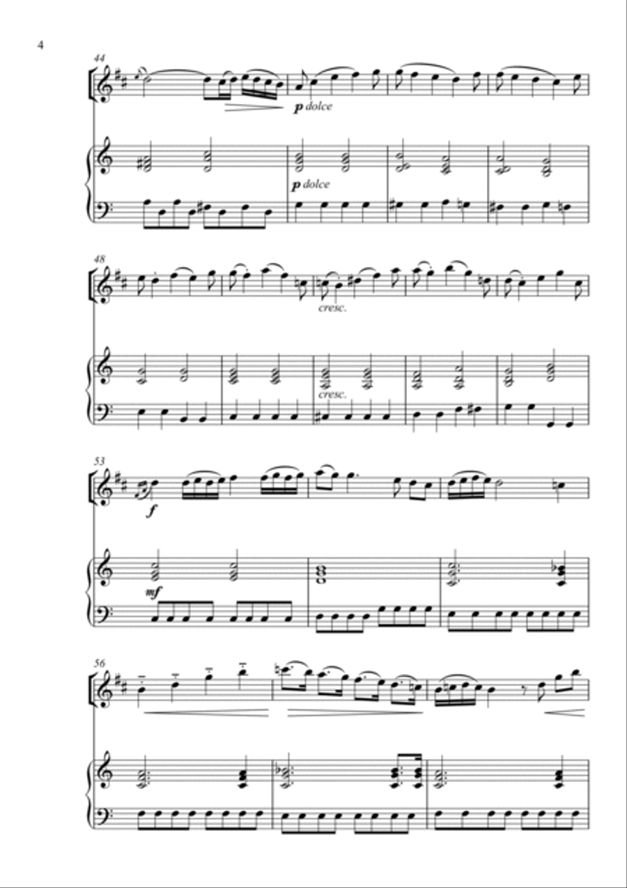 Maxim Berezovsky - Sonata C dur for soprano saxophone and piano Chamber Music scores gallery preview page 6