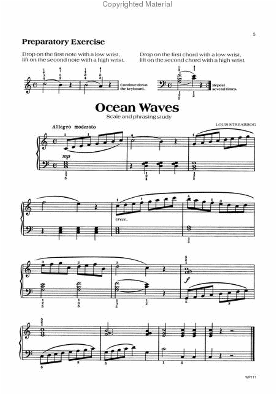 Intermediate Technic, Level 1 Piano Method scores gallery preview page 3