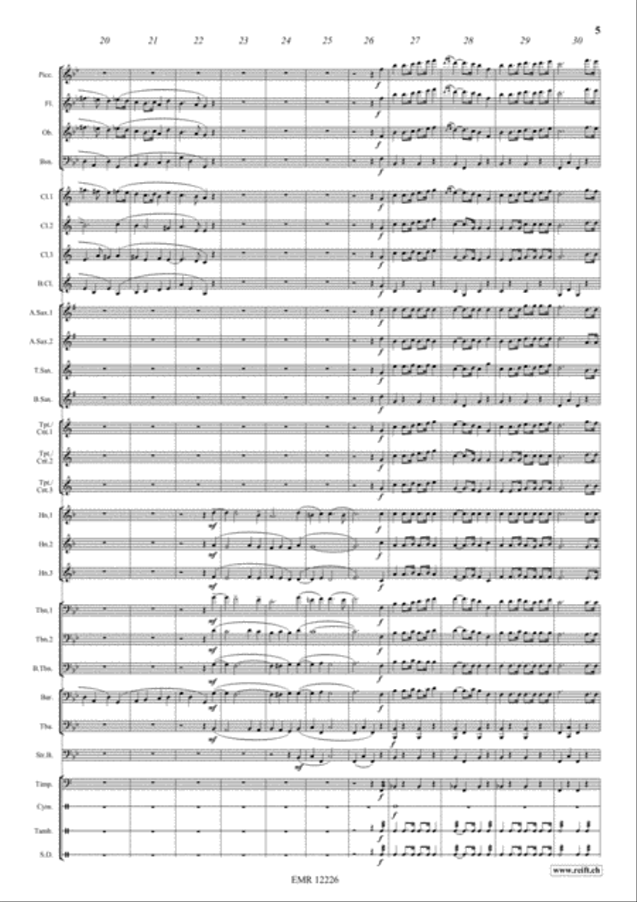 Marche Royale Concert Band scores gallery preview page 6