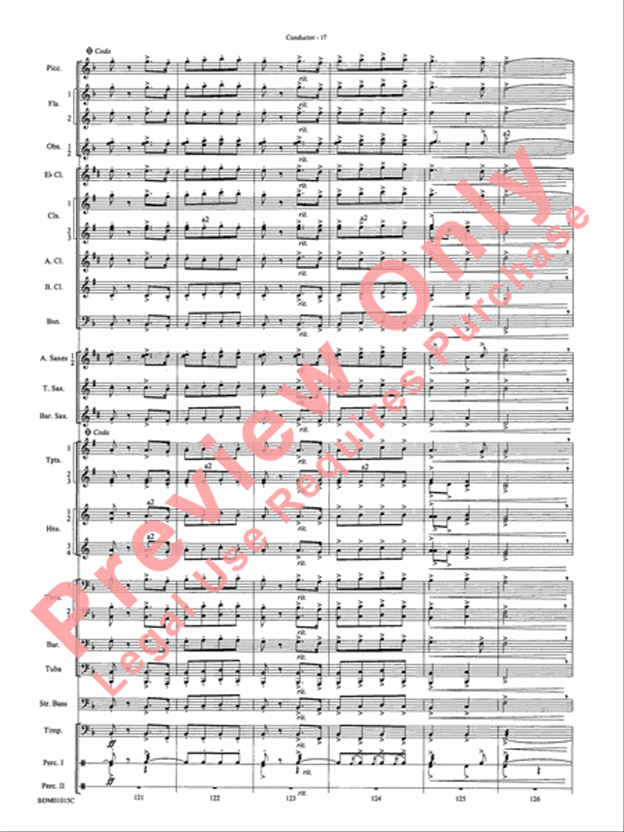 Brighton Beach Brighton Beach Concert Band scores gallery preview page 19