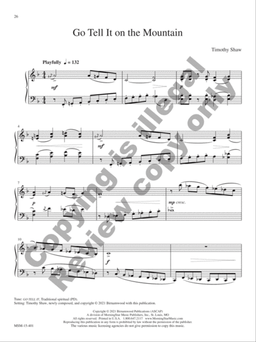 Nativity Scenes Piano Solo scores gallery preview page 14