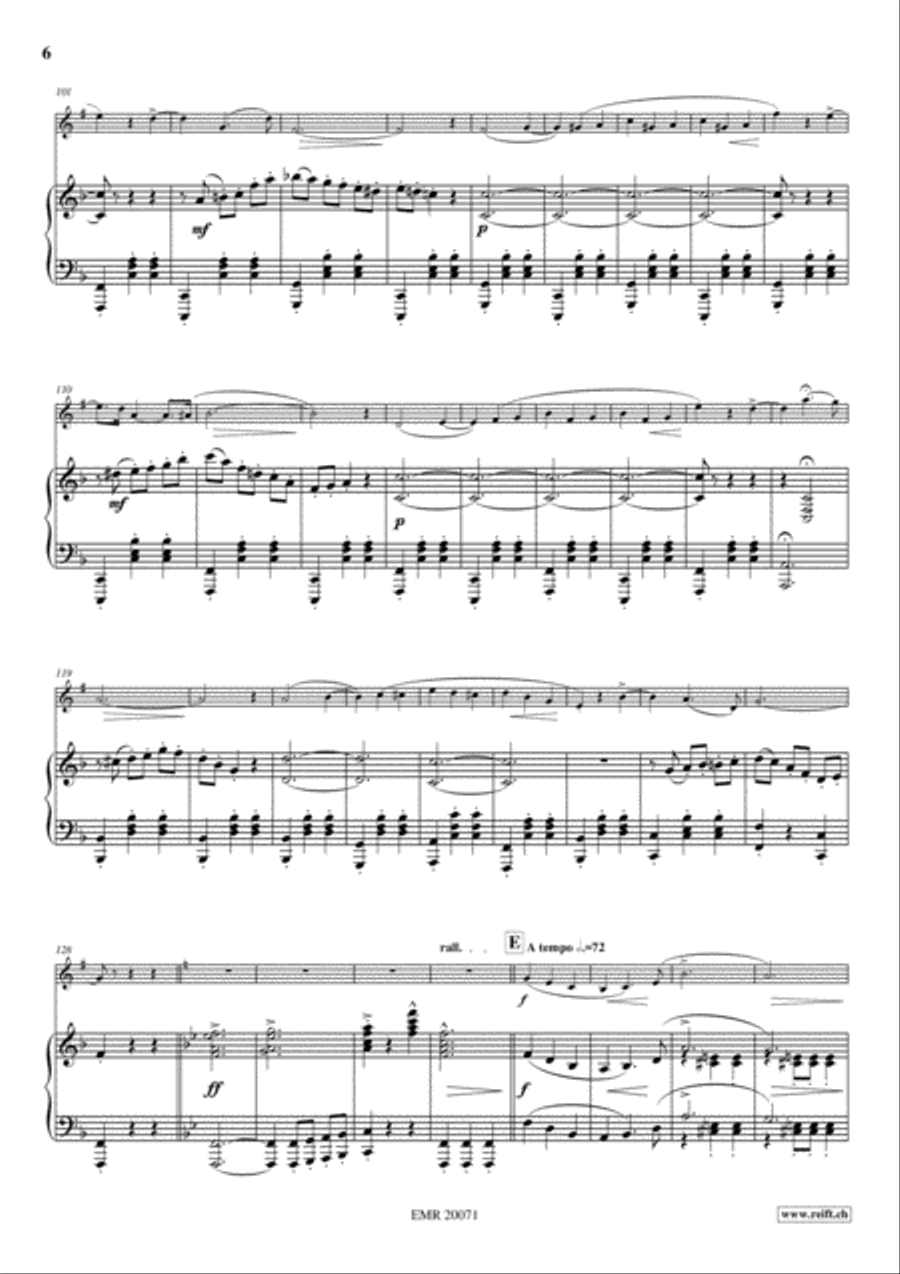 Thoughts Of Love Clarinet Solo scores gallery preview page 6