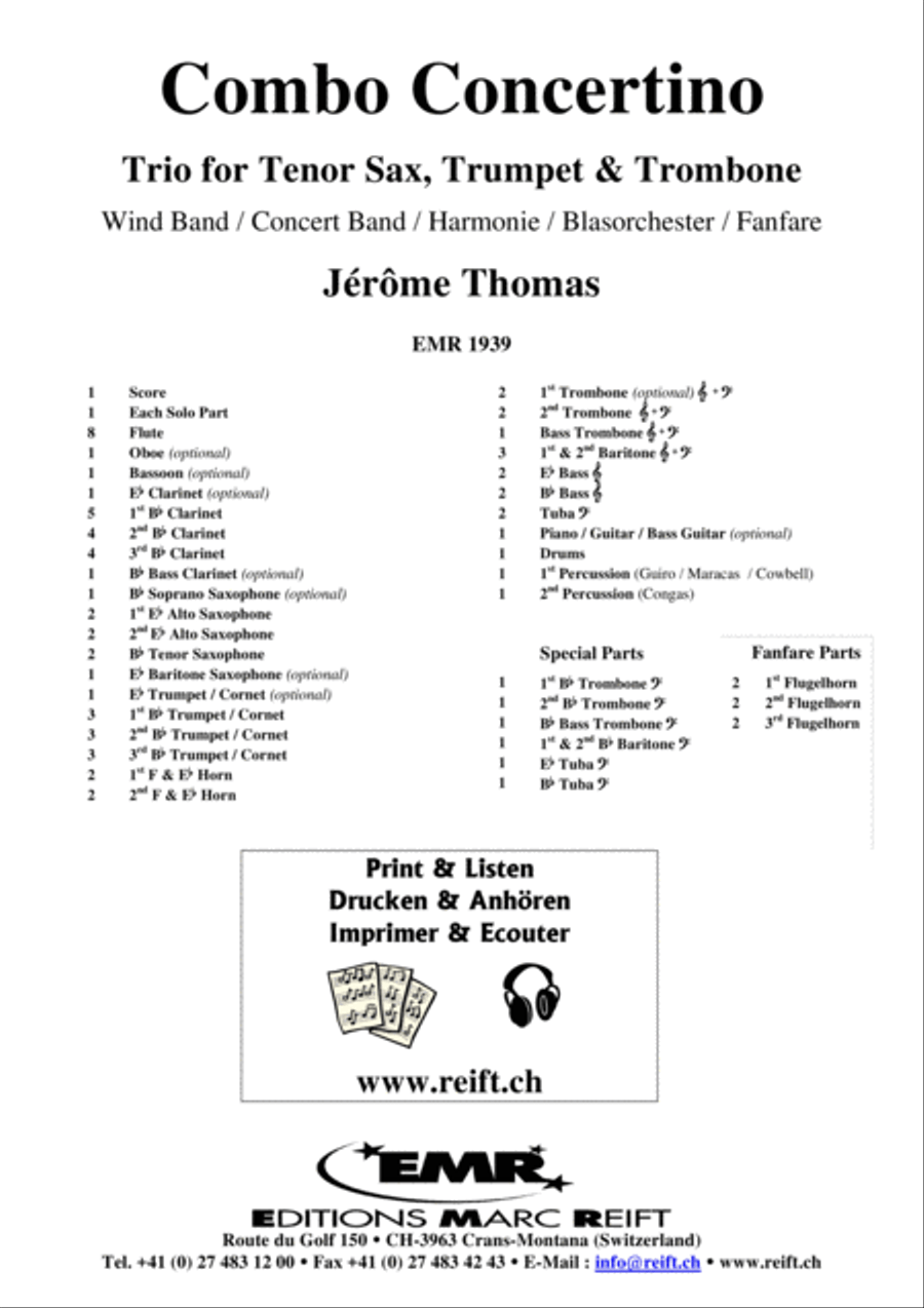 Combo Concertino Concert Band scores gallery preview page 2