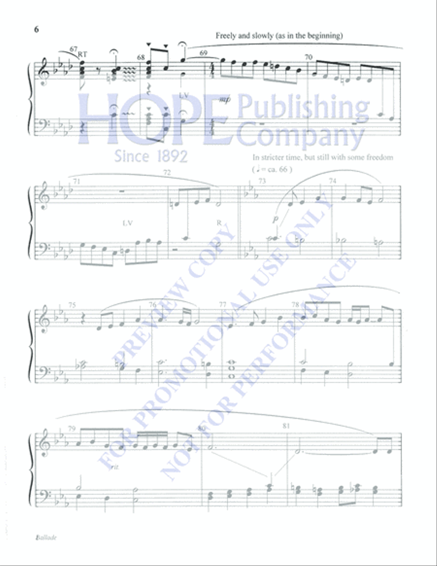 Ballade 5-Octaves scores gallery preview page 6