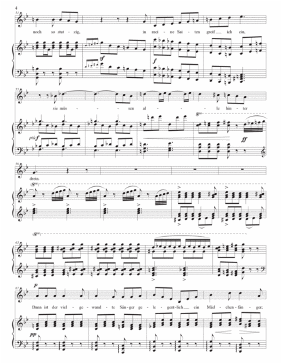 WOLF: Der Rattenfänger (transposed to G minor) Voice scores gallery preview page 5